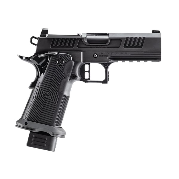 Alpha Foxtrot AF1911-Romulus MOS Adapter Handgun 9mm Luger 17(1) & 20rd(1) Magazines 4.25" Bull Barrel DLC Black