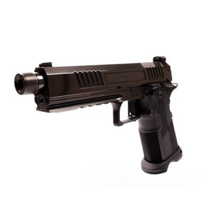 Alpha Foxtrot AF1911 Romulus Handgun 9mm Luger 17 & 20rd Magazines 5" Threaded Barrel Polished DLC Black RMSc Cut — view 2