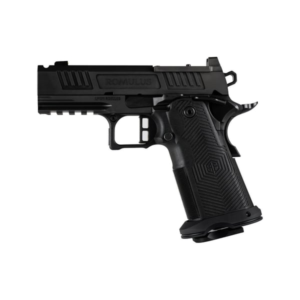 Alpha Foxtrot AF1911-Romulus MOS Adapter Handgun 9mm Luger 17(1) & 20rd(1) Magazines 3.5" Ported Barrel DLC Black — view 3
