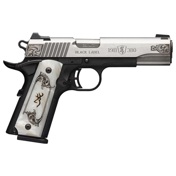 Browning 1911-380 Medallion Handgun .380 ACP 8rd Magazine 4.25" Barrel Black Stainless