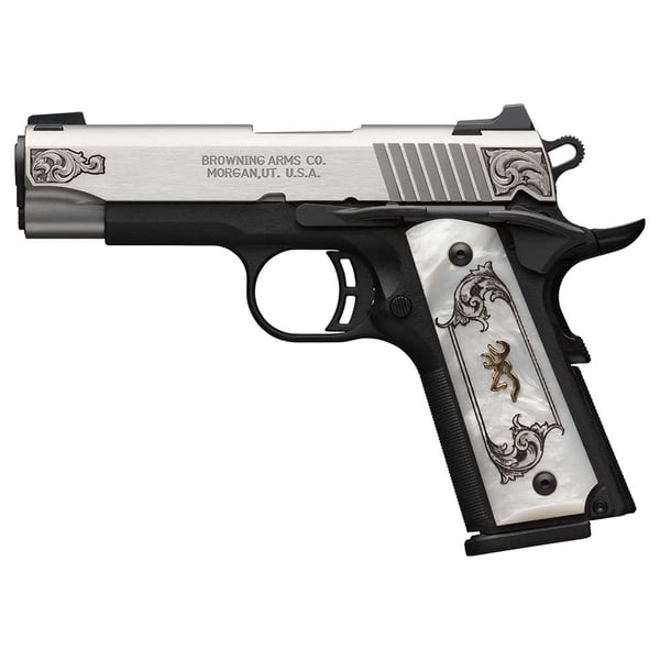 Browning 1911-380 Medallion Handgun .380 ACP 8rd Magazine 3.64" Barrel Black Stainless — view 2