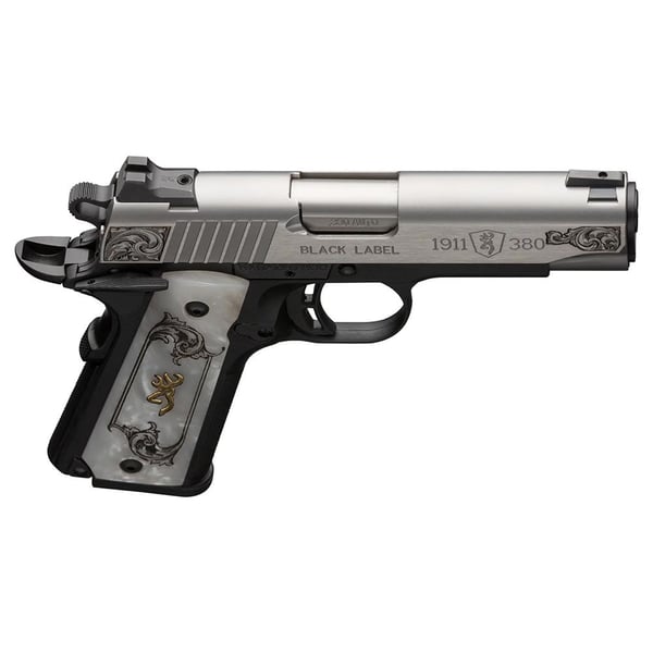 Browning 1911-380 Medallion Handgun .380 ACP 8rd Magazine 3.64" Barrel Black Stainless — view 3