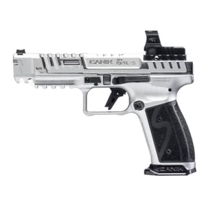 Canik SFx Rival-S Chrome Handgun 9mm Luger 18rd Magazines (2) 5" Barrel Chrome with MO2 Optic — view 2