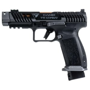 Canik TTI Combat Handgun 9mm Luger 10rd Magazines (2) 4.6" Barrel Smoke — view 2