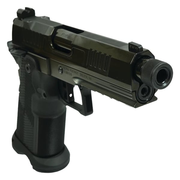 Alpha Foxtrot AF1911 Romulus Handgun 9mm Luger 17rd & 20rd Magazine 4.25" Threaded Barrel Black RMSc Cut Polished DLC — view 2