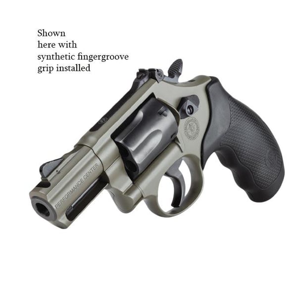 S&W PC Model 19 Carry Comp Handgun .357 Mag/.38 Spl(+P) 6rd Capacity 2.5" Barrel Moss Cerakote Rosewood Grip — view 3